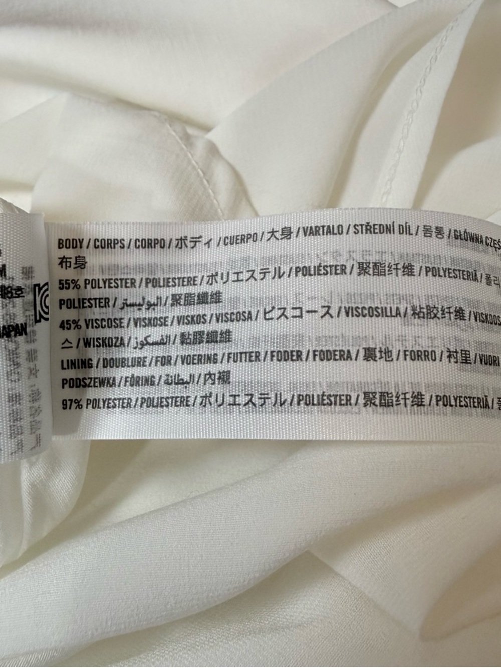 Abercrombie & Fitch One-Shoulder White Fringe-Scarf Cocktail Club Wedding Dress - Picture 11 of 14